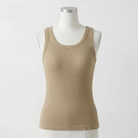 Ribbat linne med inbyggd bh – 8